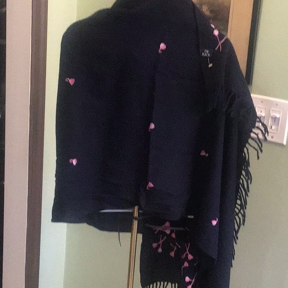 TIE RACK WOOL SHAWL - Picture 7 of 7